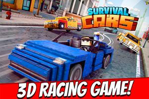 Survival Cars . Blocky Racing Affiche