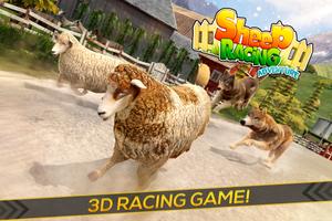 Sheep Racing Adventure Game 3D ポスター