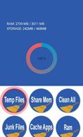 Clean & Deep Clear - Free Space, Free RAM, Storage poster
