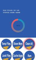 Clean & Deep Clear - Free Space, Free RAM, Storage imagem de tela 3