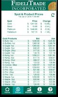 FideliTrade Gold Silver Prices capture d'écran 1