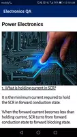 Basic Electronics Q/A скриншот 1