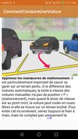 Comment Conduire Une Voiture Manuel & Automatique اسکرین شاٹ 3