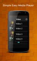 Simple Easy Media Player اسکرین شاٹ 1