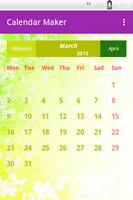 Calendar Maker captura de pantalla 3