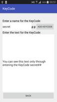 KeyCode ポスター