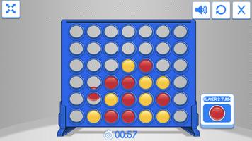 Connect 4 - Four In A Row Classic Puzzle Game Affiche