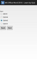 Learn Office Word 2016 for mobile : quiz for test screenshot 2