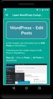 Learn WordPress Complete Guide capture d'écran 3