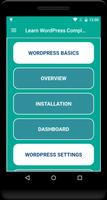 Learn WordPress Complete Guide โปสเตอร์