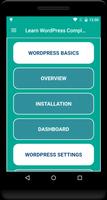 Learn WordPress Complete Guide Poster