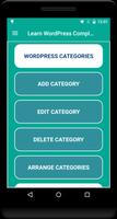 Learn WordPress Complete Guide captura de pantalla 1