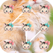 Kitten Pattern Lock Screen