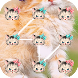 Kitten Pattern Lock Screen 圖標