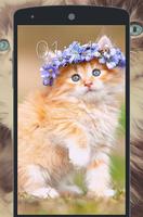 Kitten Pattern Lock Screen скриншот 1