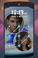 Lover Photo Pattern LockScreen تصوير الشاشة 1