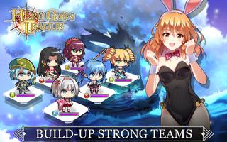 Hero Girls League - Fantasy RPG imagem de tela 1