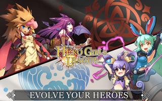 Hero Girls League - Fantasy RPG imagem de tela 2