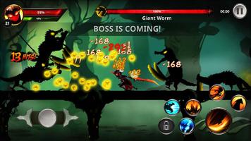 Stickman Warrior: League of Shadow Fighter - RPG imagem de tela 2