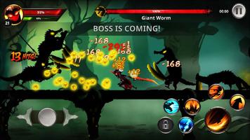 Stickman Warrior: League of Shadow Fighter - RPG capture d'écran 2