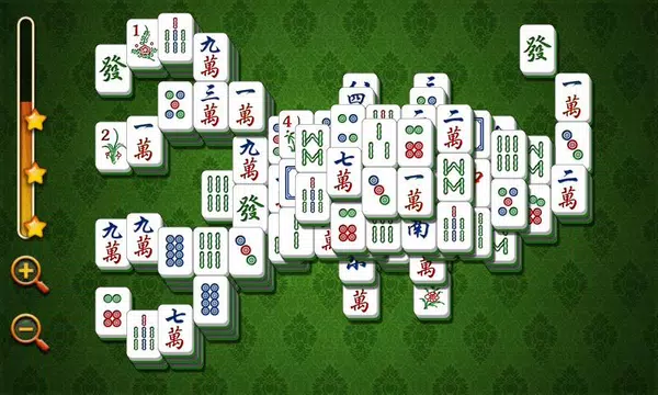 Screenshot 1 for Mahjong Solitaire Landscape Version