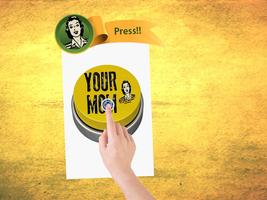 Your Mom Button Affiche