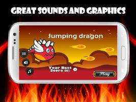 Jumping dragon-poster