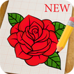 Learn To Draw Flowers easily 🌷 🌹 : Step By Step