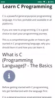 Learn C language Screenshot 3