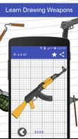 How to Draw Weapons تصوير الشاشة 1