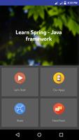 Learn Spring - Java Framework الملصق