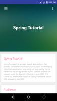 Learn Spring - Java Framework تصوير الشاشة 1
