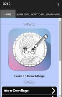 Learn To Draw Manga Affiche