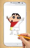 How To Draw Shin Chan Affiche