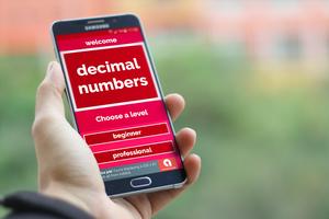 Compare decimal numbers: Math screenshot 2