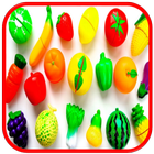 Learn Colors Fruits and Vegetables Toys ícone