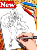 How to Draw Naruto Characters Ekran Görüntüsü 1