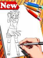 How to Draw Naruto Characters capture d'écran 2