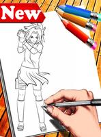How to Draw Naruto Characters imagem de tela 2