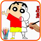 How To Draw Shin Chan icon