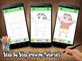 How To Draw Shin Chan Affiche