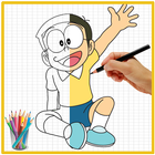 How To Drawing Nobita icône