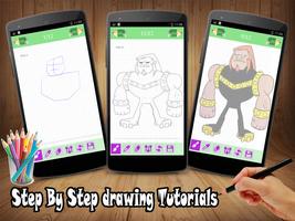 How To Drawing - Titans Go تصوير الشاشة 2