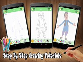 How To Draw Motu Patlu screenshot 2