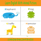 Learn English With Animal Picture icône
