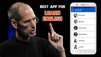 Learn English with Famous People پوسٹر