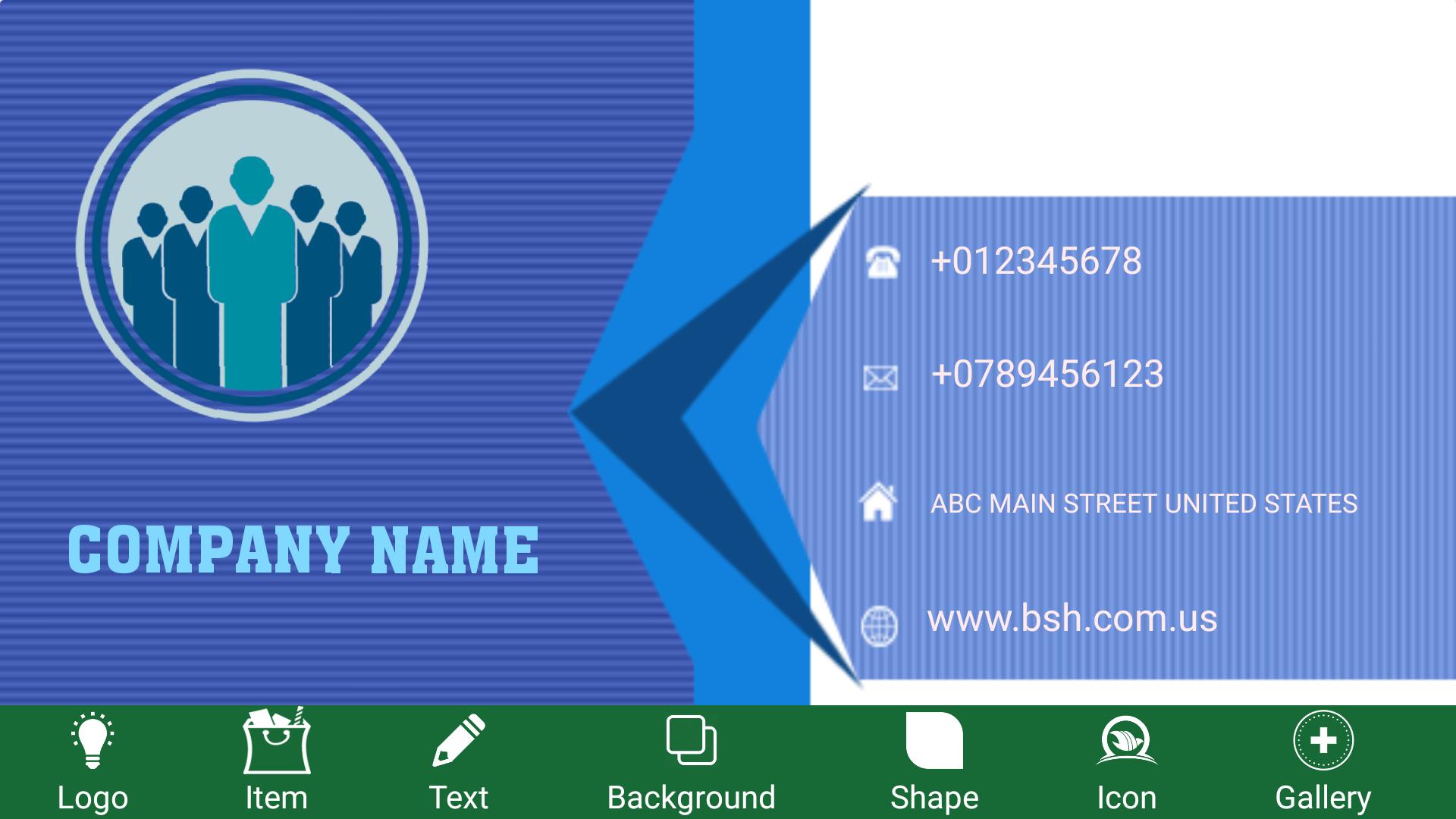 Business Card Maker Free Visiting Card Maker For Android Apk