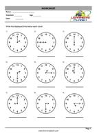 Grade-3-Maths-Telling Time-WB 海报