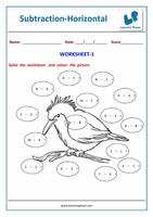 Grade-1-Maths-Subtraction-WB-1 Affiche