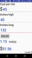 Firewood Calculator اسکرین شاٹ 1